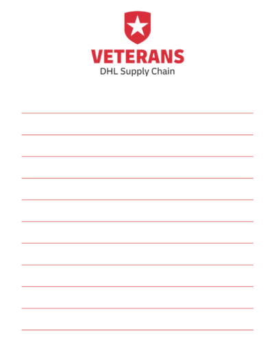 DHL Notepads (Veterans)